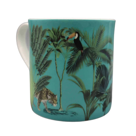 Darwin's Menagerie Green Mug