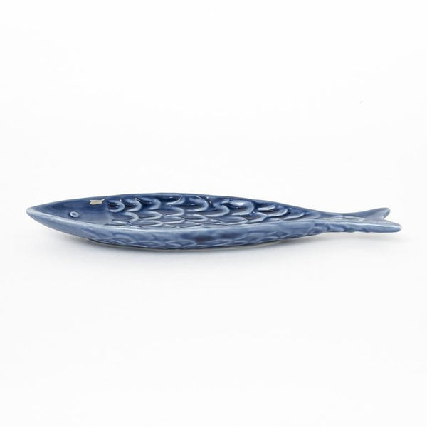 Fish shaped platter ceramic