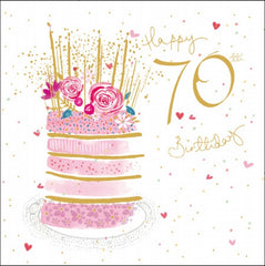 70th Birthday Wonderful Cake
