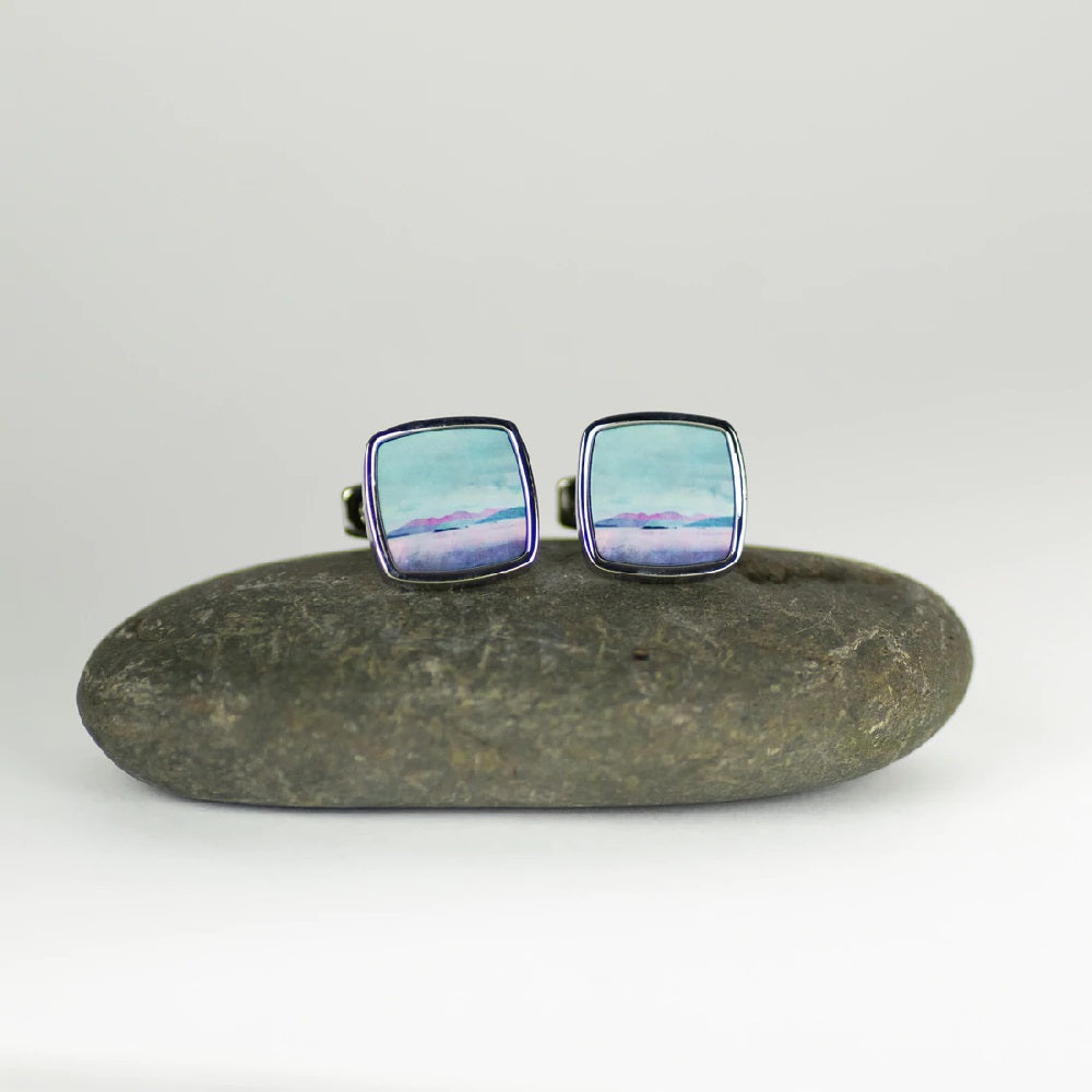 Cath Waters Arran Sunset Cufflinks