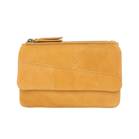 Crumble Pouch Purse Mustard