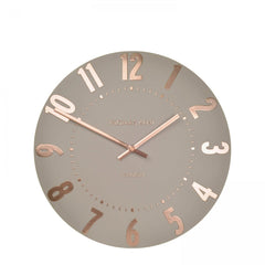 12" Mulberry Clock Rose Gold