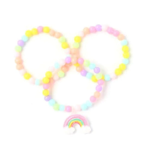 Bead Bracelet with Rainbow