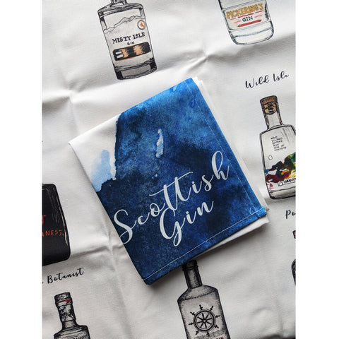 Scottish Gin Tea Towel