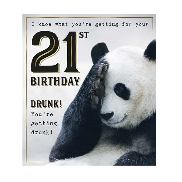 21st Birthday Panda