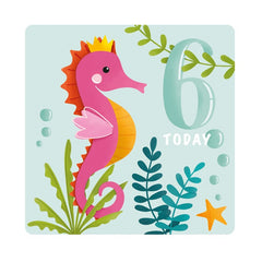 6th Birthday Seahorse