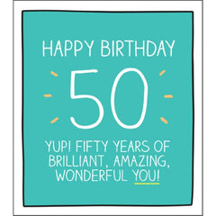 50th Brilliant, Amazing