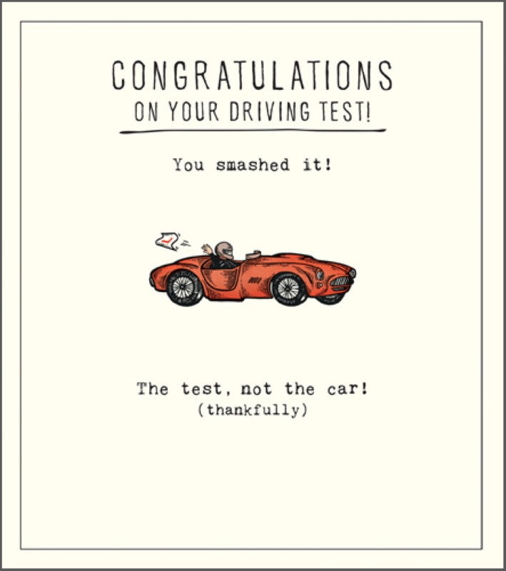 Driving Test - Smashed It
