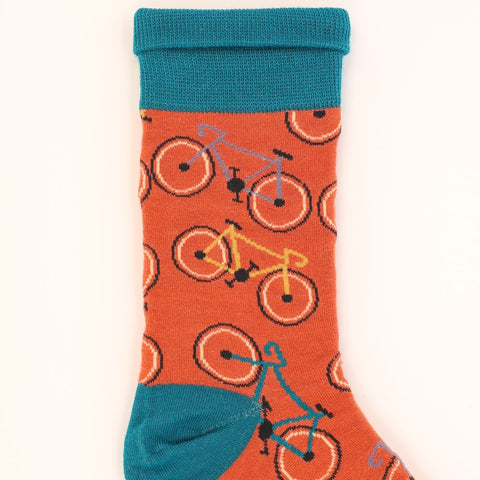 Men's Ride On Socks Tangerine