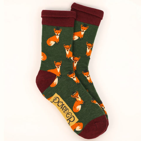 Men's Esteemed Fox Socks Fern