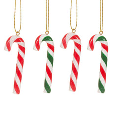 Resin Candy Cane - Set of 4