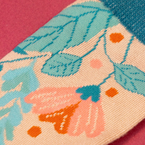 Powder UK Delicate Floral Ankle Socks