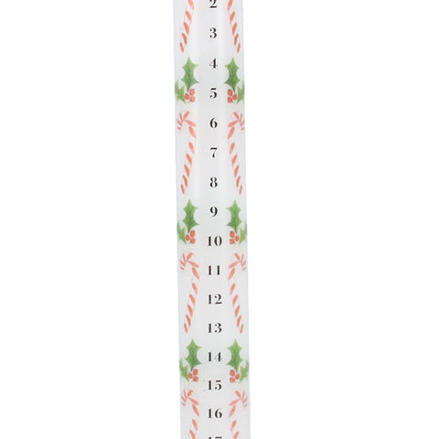 Candy Cane Advent Candle