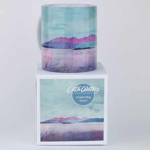 Cath Waters Arran Sunset Mug