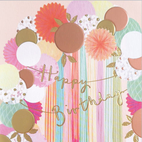 Birthday Balloon Arch Card