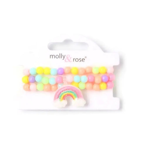 Bead Bracelet with Rainbow