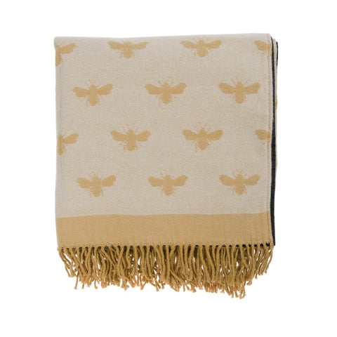 Sophie Allport Bees Knitted Picnic Blanket