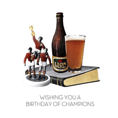 Birthday of Champions Card
