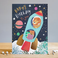 Birthday Rocket Card