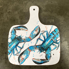 Blue Lobster Chopping Board Large