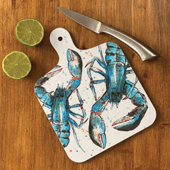 Blue Lobster Chopping Board Small