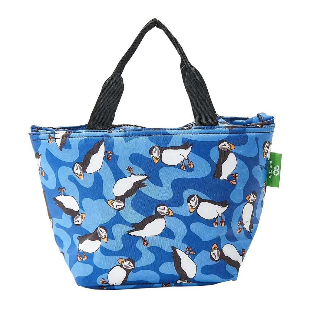 Blue Puffin Lunch Bag