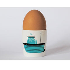 Boat Egg Cup Turquoise