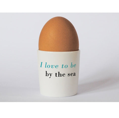 Boat Egg Cup Turquoise