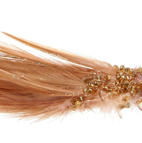 Copper Feather Bird Clip