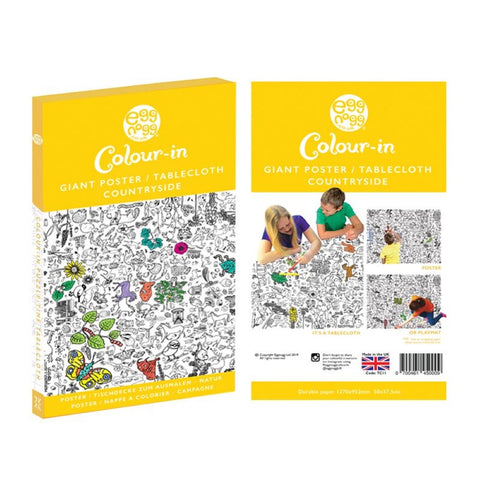 Countryside Giant Colour-in Tablecloth