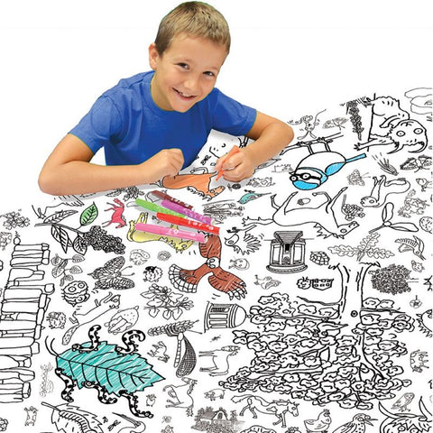 Countryside Giant Colour-in Tablecloth