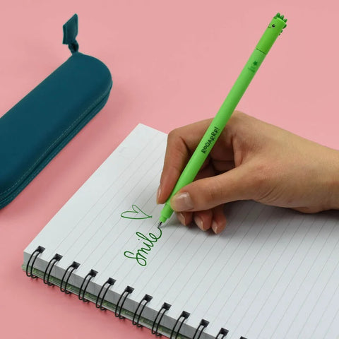 Erasable Pen - Dino with Green Ink