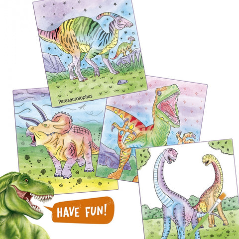 Dino World Magic Watercolour Book