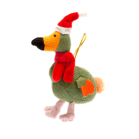 Knitted Dodo Christmas Decoration