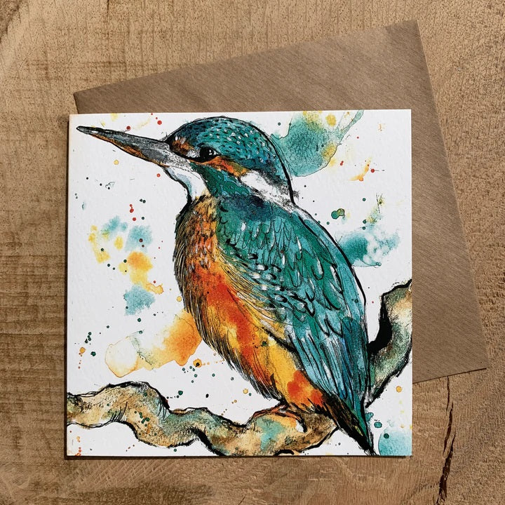 Kingfisher Blank Card