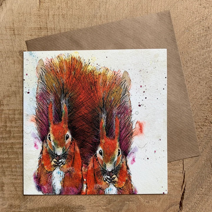 Squirrel Blank Card