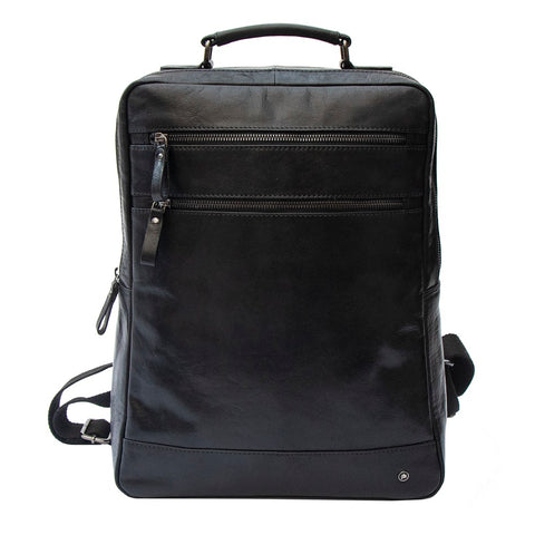 Drury Leather Backpack Black