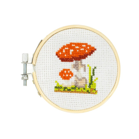 Embroidery Kit - Mushroom