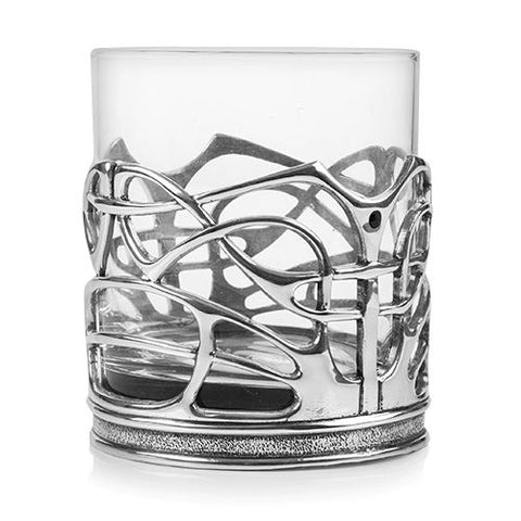 Enamelled Dot Whisky Glass
