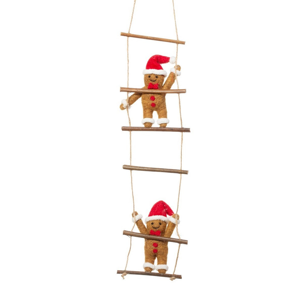 Gingerbread Men on Ladder