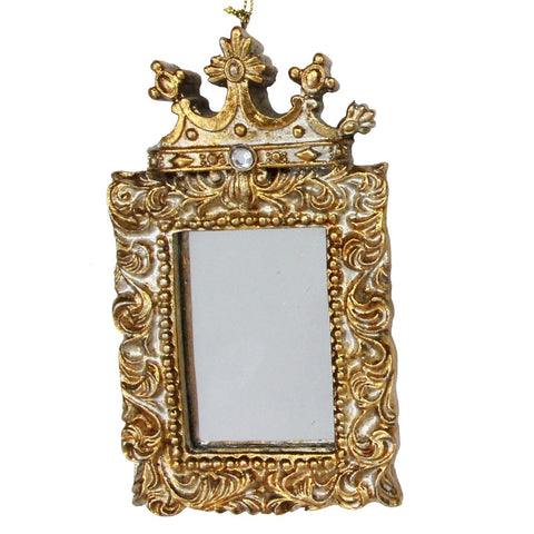 Gold Mini Mirror Decoration