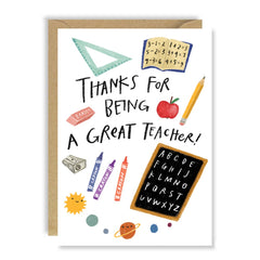 Great Teacher Card