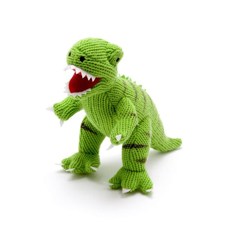 Knitted Green T Rex