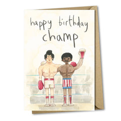 Rocky Birthday Champ Card