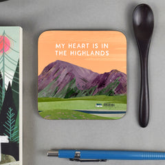 Heart in the Highlands Coaster