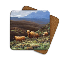 Highland Cattle Coaster