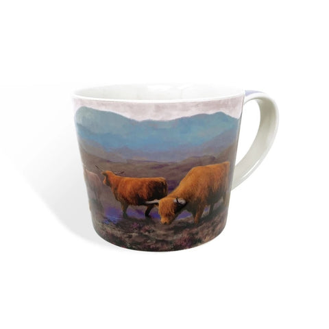 Highland Cattle Loch Mug