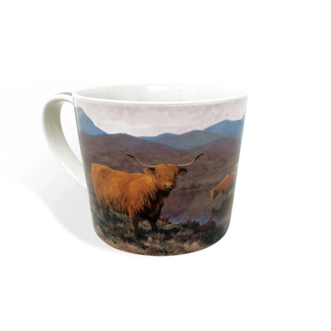 Highland Cattle Loch Mug