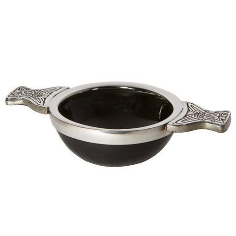 Horn and Pewter Quaich