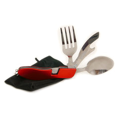 Camping Knife, Fork, Spoon Set